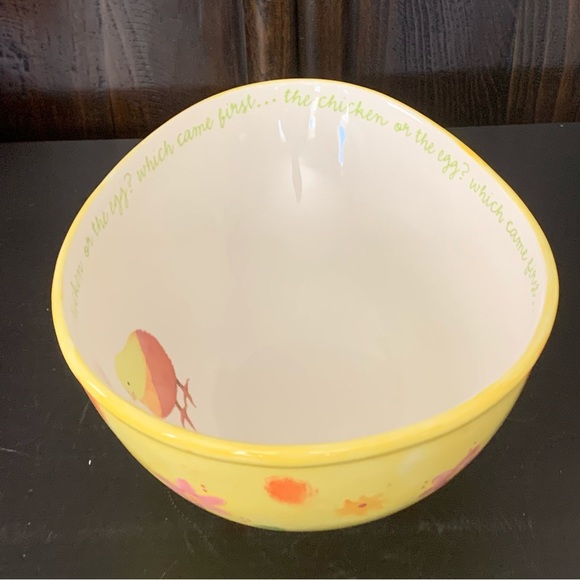 RARE - HTF Chicken or the Egg Department 56 Easter Egg Shaped Serving Bowl - Picture 13 of 16